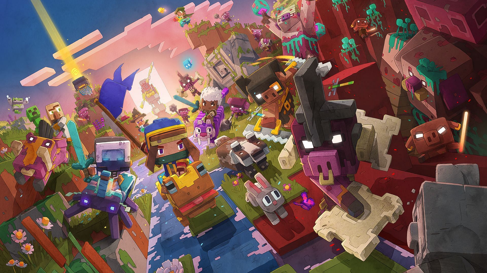 The ability to choose from different player classes to complete multiple endings could promote replayability (Image via Mojang Studios)
