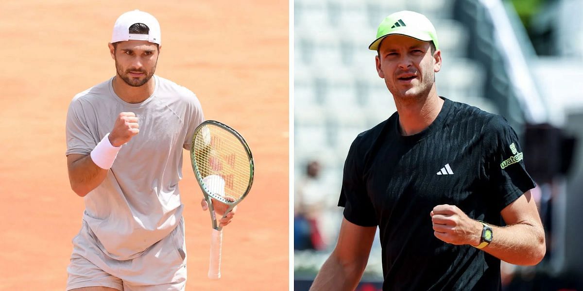 Marcos Giron (L) and Hubert Hurkacz (R) (Image Source: Getty)