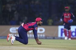 Ravindra Jadeja perishes for 1 as Dhruv Jurel takes a well-judged catch in CSK vs RR IPL 2025 match