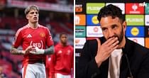 Manchester United boss Ruben Amorim responds when asked about Alejandro Garnacho slamming his decision after Europa League final loss