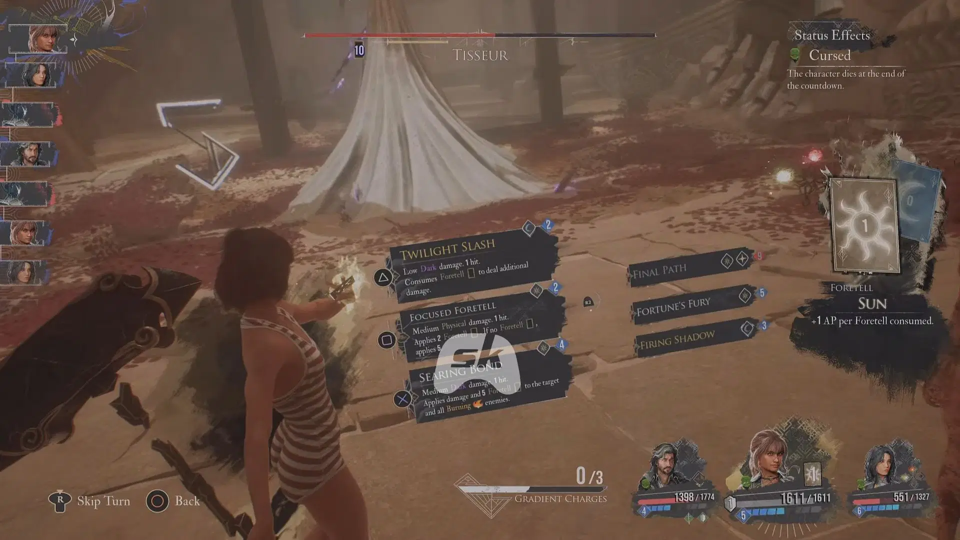 Sciel&#039;s abilities (Image via Sportskeeda Gaming || Kepler Interactive)