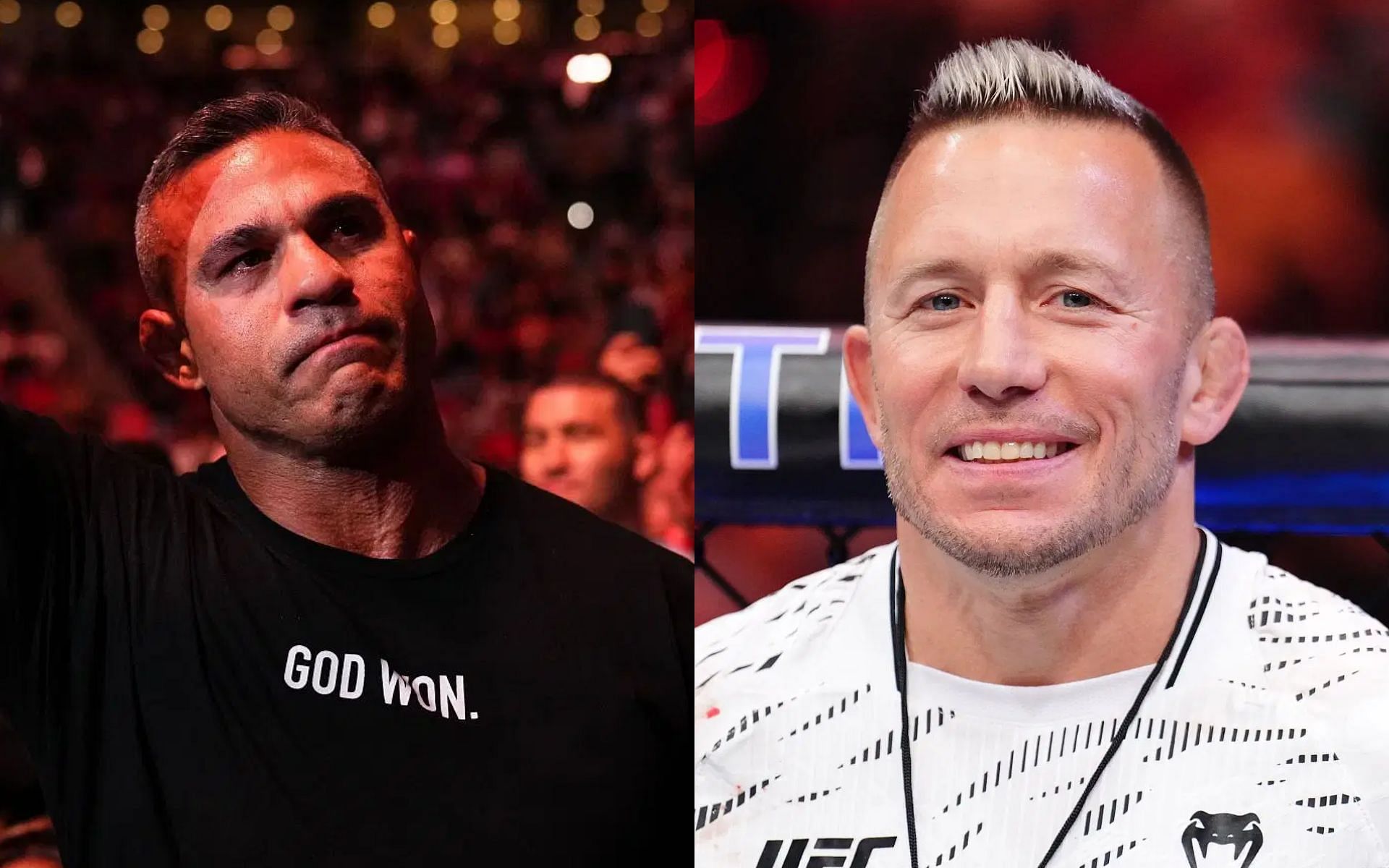 Georges St-Pierre expresses gratitude to Vitor Belfort after latest UFC Hall of Fame inductee announcement [Image courtesy: Getty Images]
