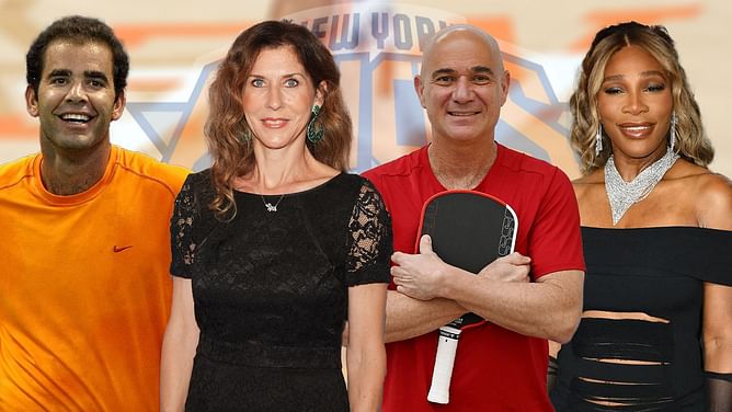 How the tennis world looked like the last time Knicks made Eastern Conference Finals ft. Pete Sampras, Monica Seles, Andre Agassi, Serena Williams