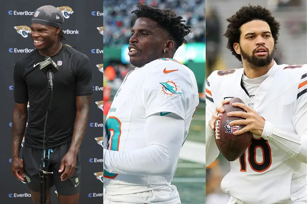 After calling Travis Hunter &quot;a*s,&quot; Tyreek Hill makes feelings known on Caleb Williams
