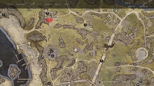 Whereabouts of the Scorching Blaze spell in Tainted Grail The Fall of Avalon (Image via Awaken Realms // YouTube@Internet Tomato)