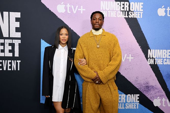 “They give me the mini version of ASAP and Rihanna” — Netizens react as Joey Badass seemingly confirms engagement to Serayah on Ray Vaughn diss track