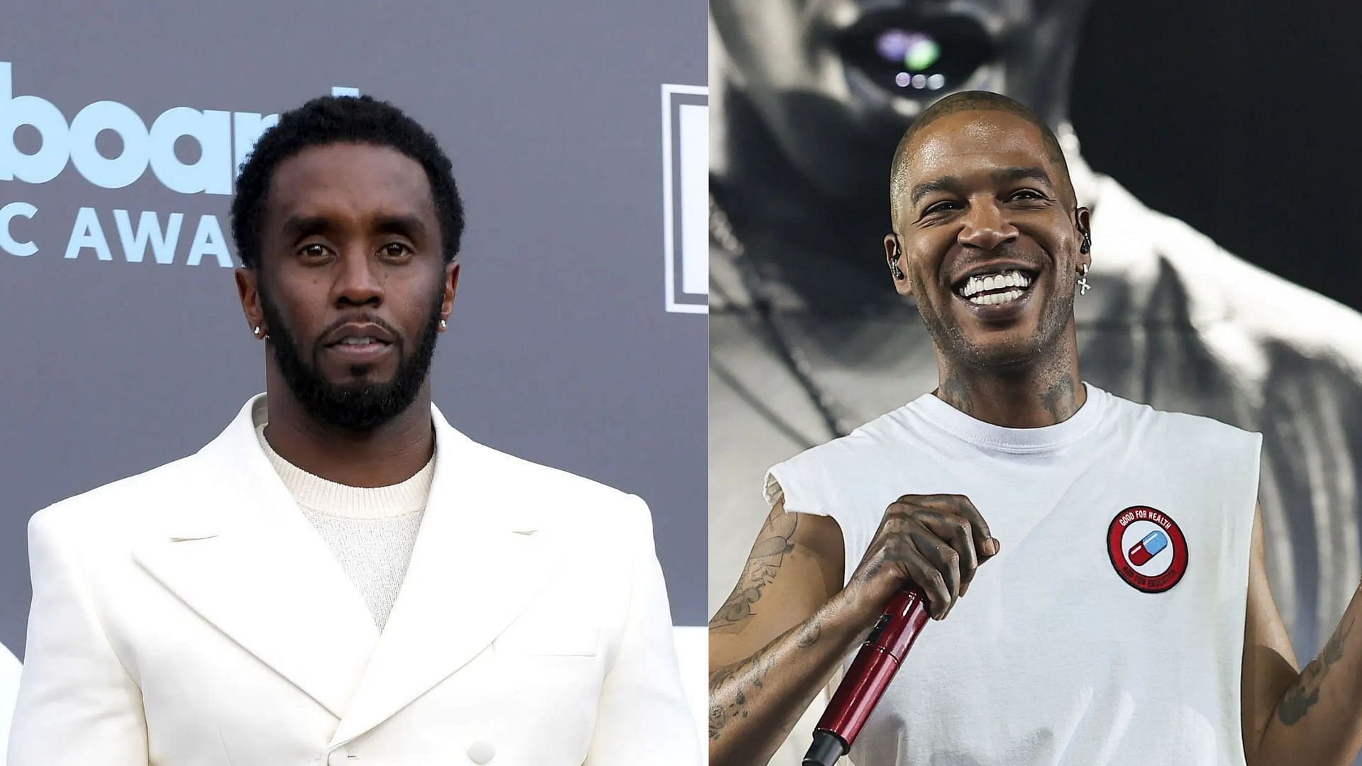 From L to R, Sean Diddy Combs and Kid Cudi, Image via Getty Images
