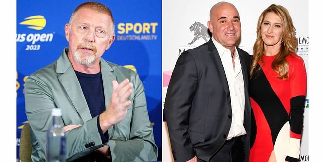 "What man wants to be reminded that his wife has many more trophies" - When Boris Becker wondered if Steffi Graf had motivated Andre Agassi's comeback