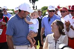 Scottie Scheffler’s CJ CUP Byron win becomes even more special with wife Meredith by his side