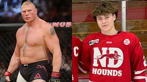 Brock Lesnar’s daughter Mya reacts to Duke Lesnar being drafted by Medicine Hat Tigers