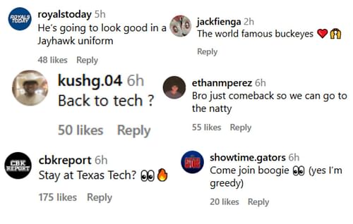 Fans react as Williams withdraws from the 2025 NBA draft | via @recruitsnews/ig