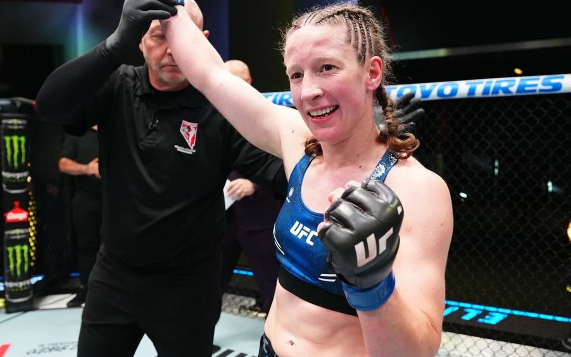 Elise Reed returns at UFC Vegas 106. [Image courtesy: @ufc_brasil on Instagram]