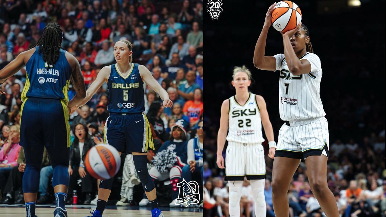 Dallas Wings vs Chicago Sky Prediction and Betting Tips - May 29 | 2025 WNBA season. [photo: @DallasWings/X, @chicagosky/X]