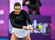 Elena-Gabirela Ruse at the Qatar Open 2025. (Photo: Getty)