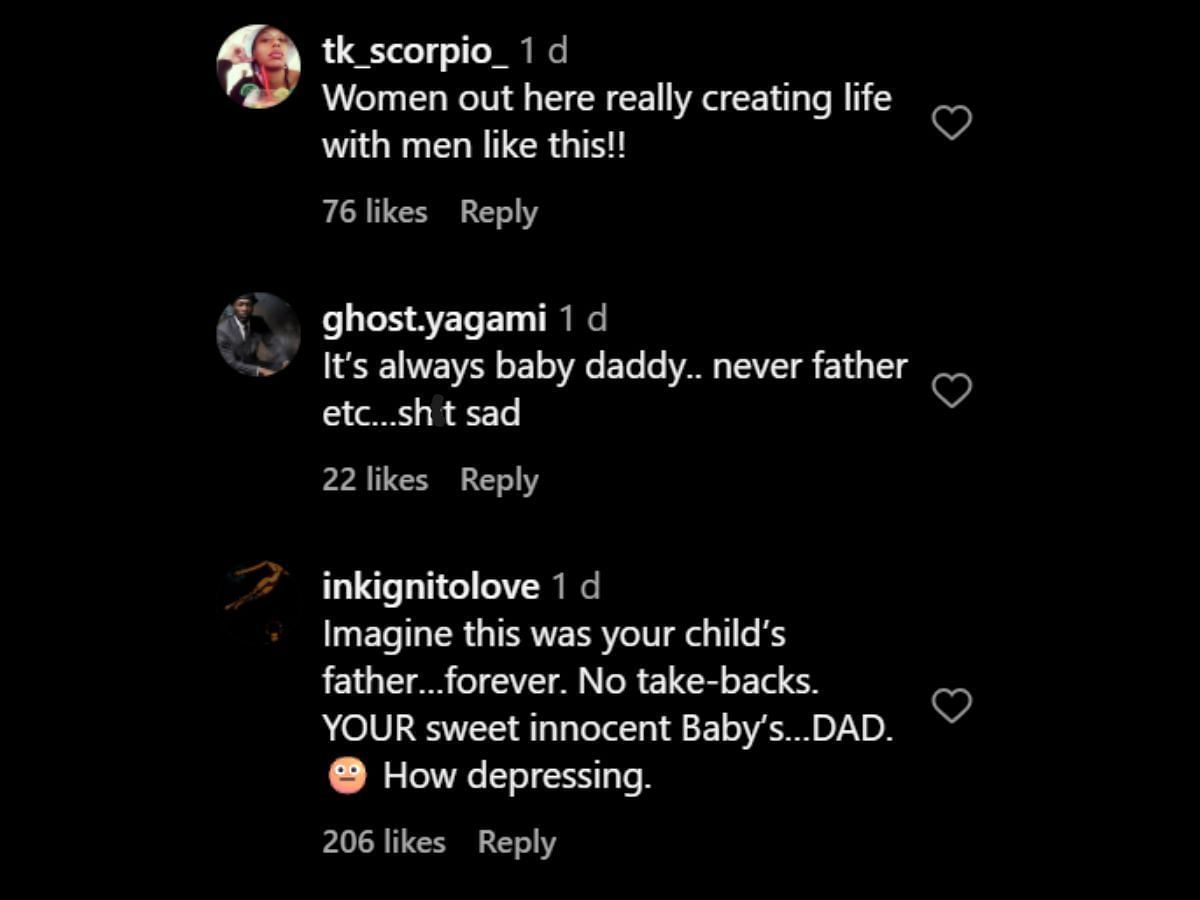 Netizens discuss the actress's ex-boyfriend, Deondre Burgin's Instagram live. (Image via Instagram/@hollywoodunlocked)