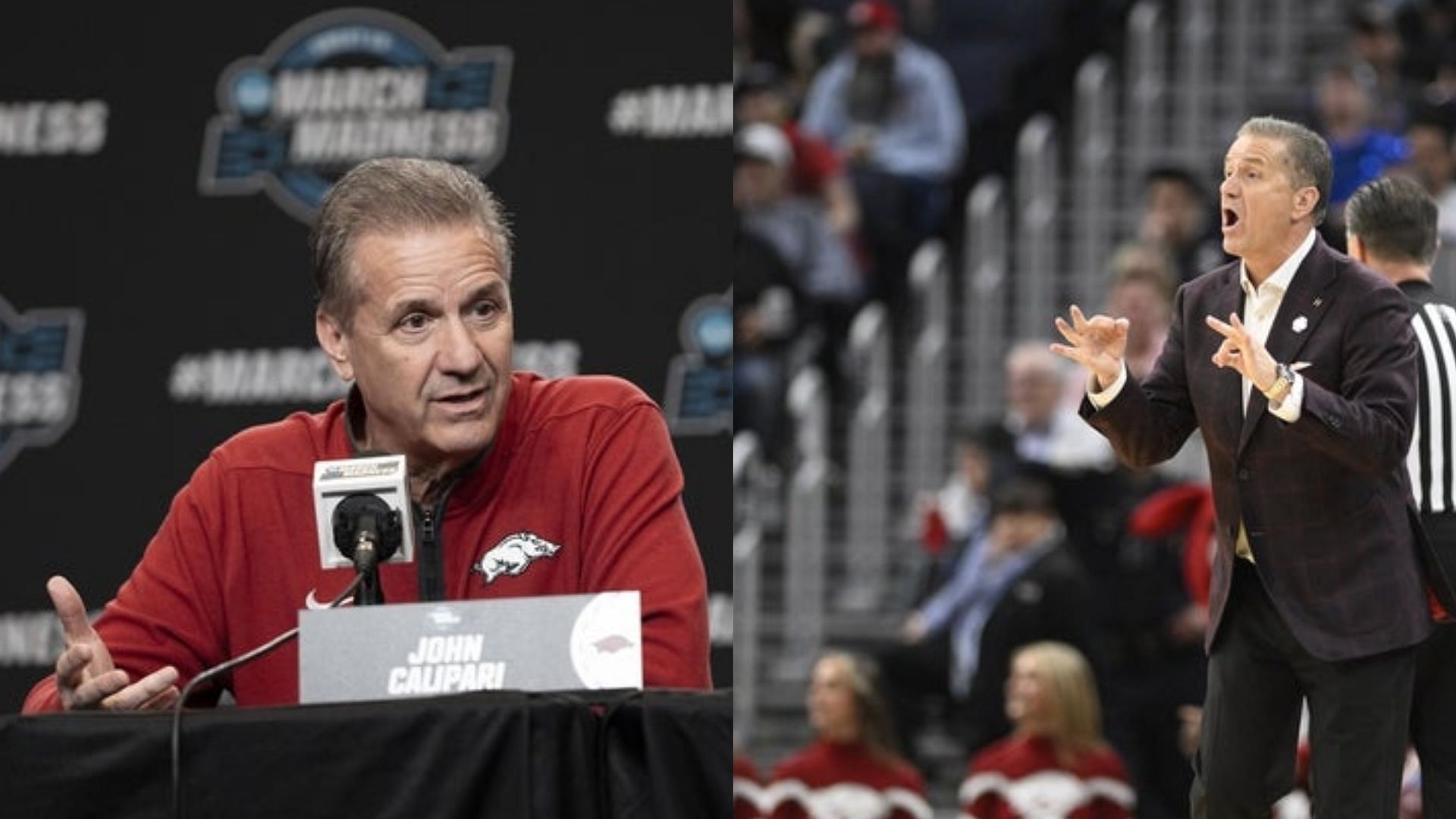 Arkansas Razorbacks coach John Calipari 