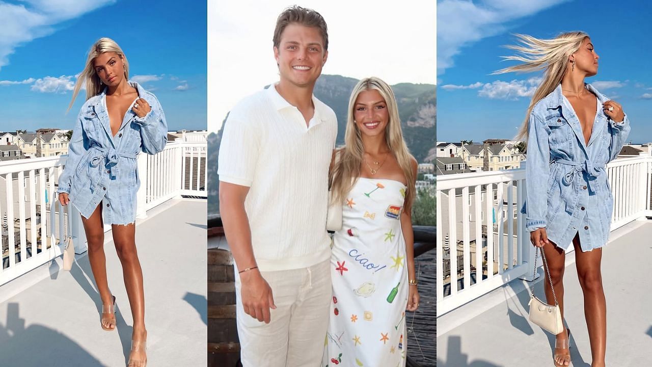 Zach Wilson&rsquo;s fianc&eacute;e Nicolette poses in boho-style bikini while partying with friends in Florida