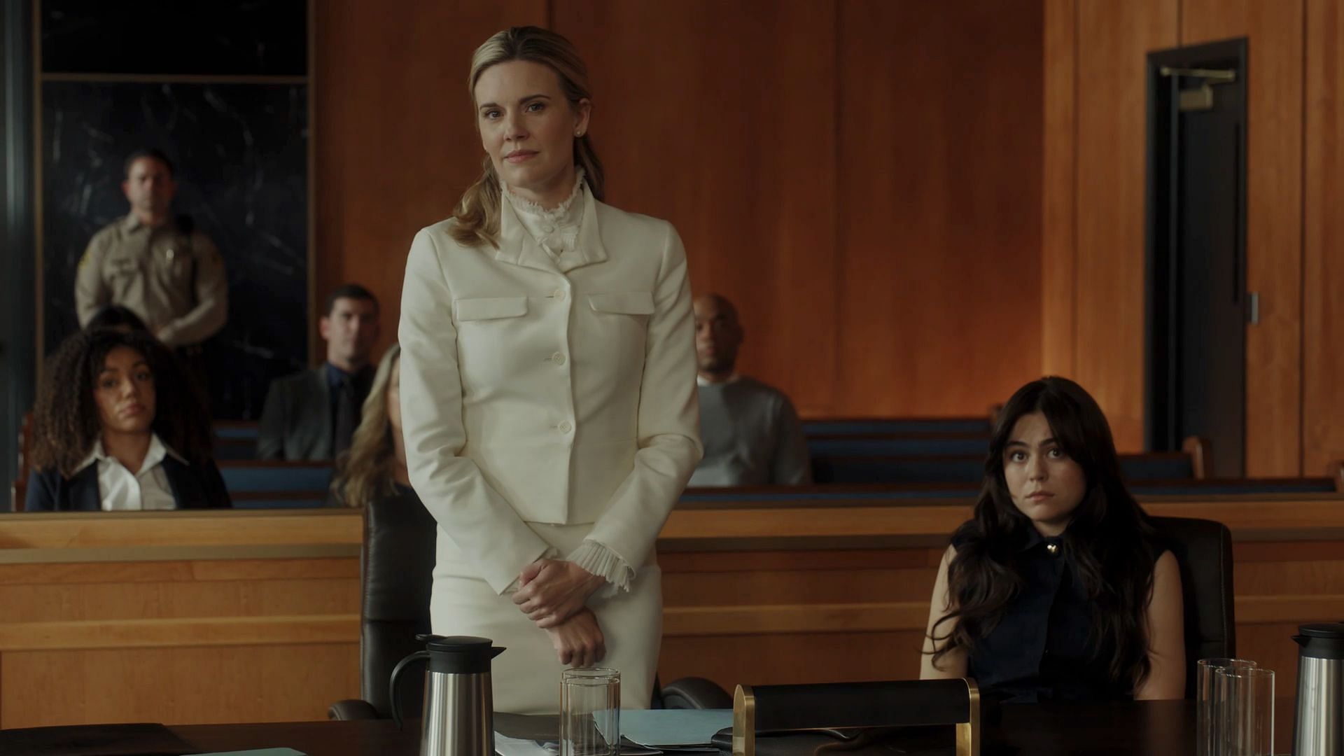Amanda and Sierra in court (Image via NBC)