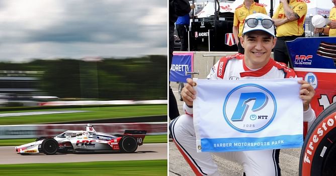 CGR’s Alex Palou grabs pole for Sunday’s IndyCar showdown at Barber