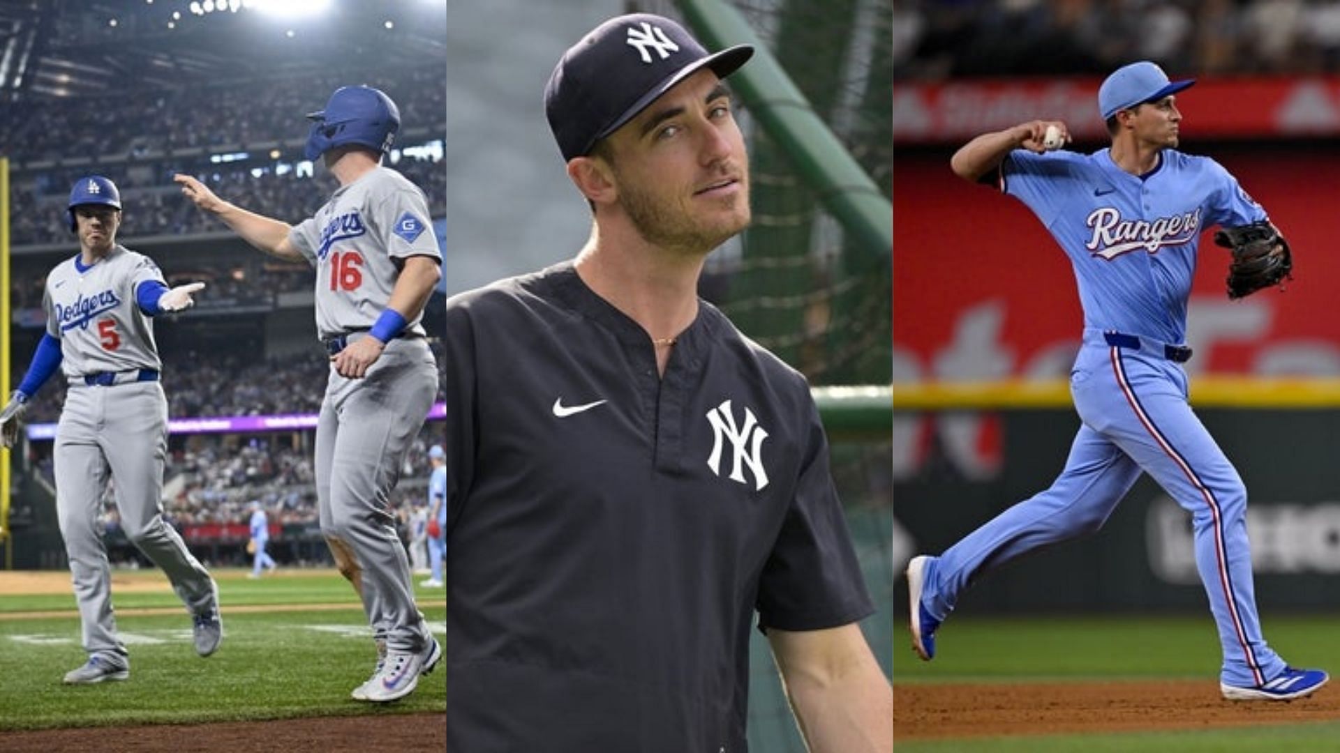Los Angeles Dodgers Sluggers Freddie Freeman &amp; Will Smith, New York Yankees Slugger Cody Bellinger, &amp; Texas Rangers Slugger Corey Seager