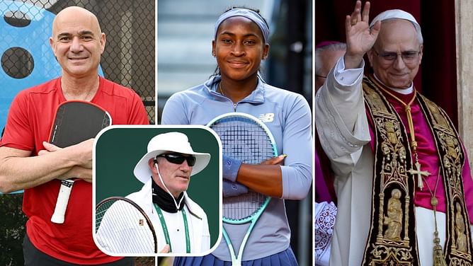 Andre Agassi & Coco Gauff's ex-coach reacts to Pope Leo XIV making history as first American Pope