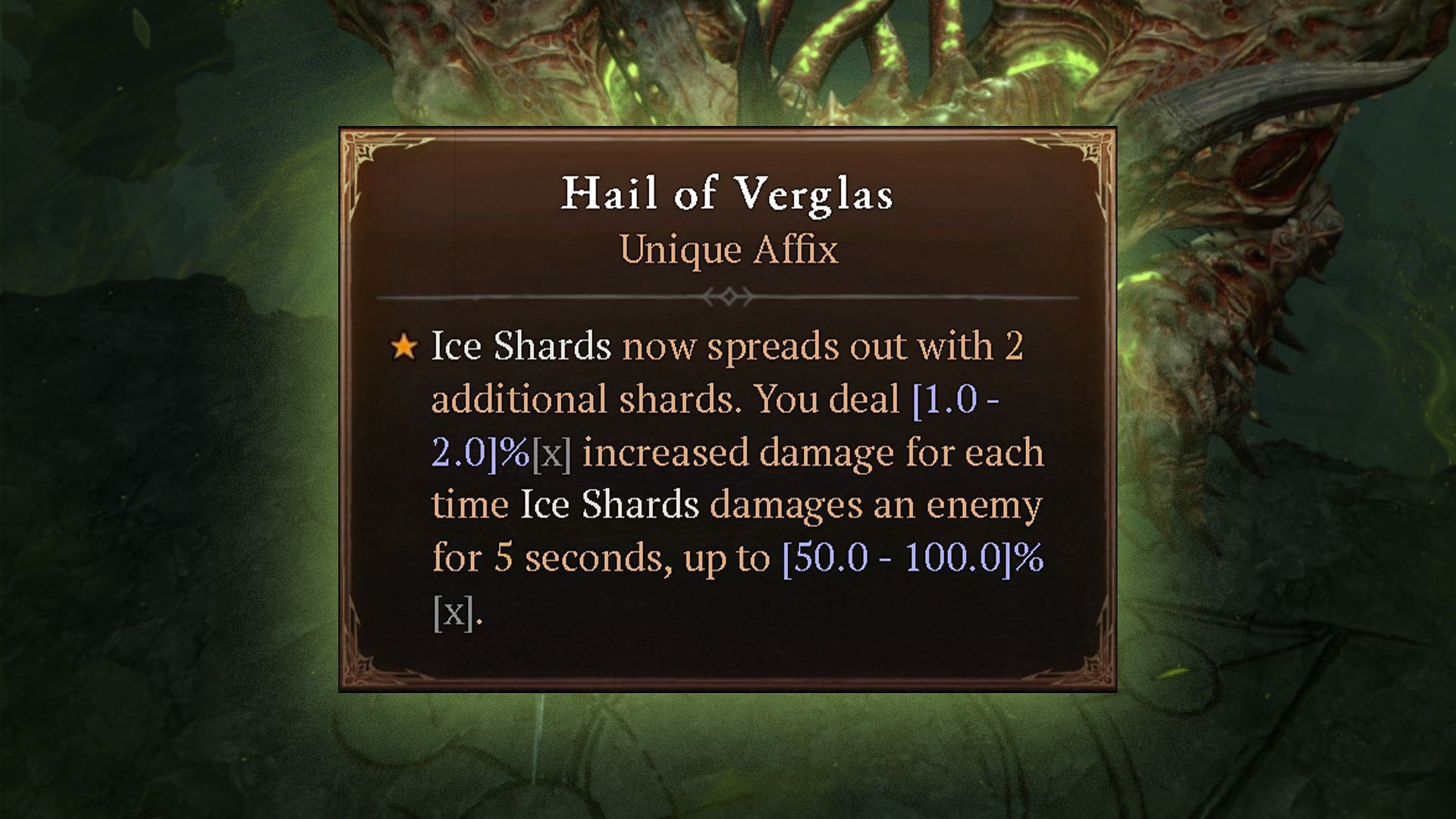 The Helm of Verglas Unique helm packs a heavy-hitting Unique effect (Image via Blizzard Entertainment)