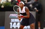 Coco Gauff in action at the Italian Open 2025 - Day Thirteen - Source: Getty