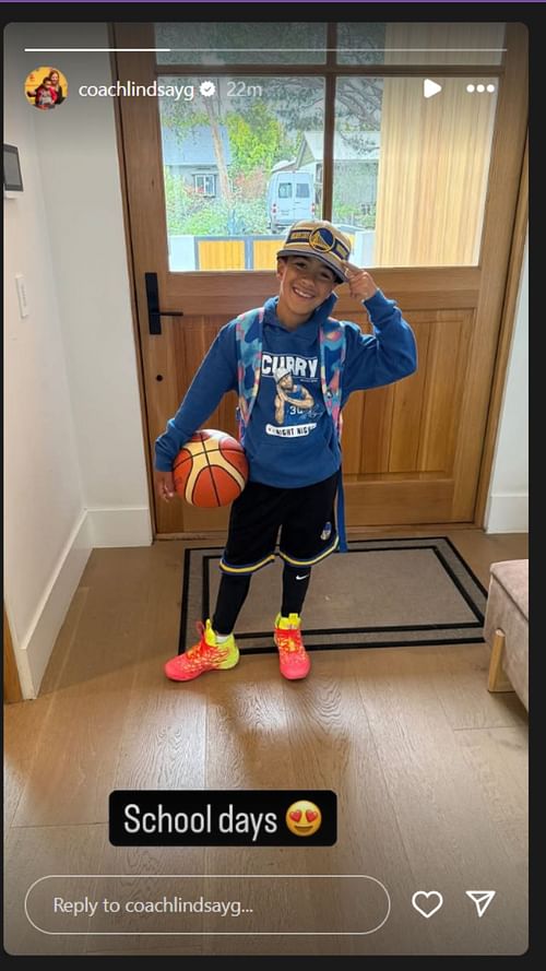 USC HC Lindsay Gottlieb posts photo of her son Jordan on IG story. Image via @coachlindsayg