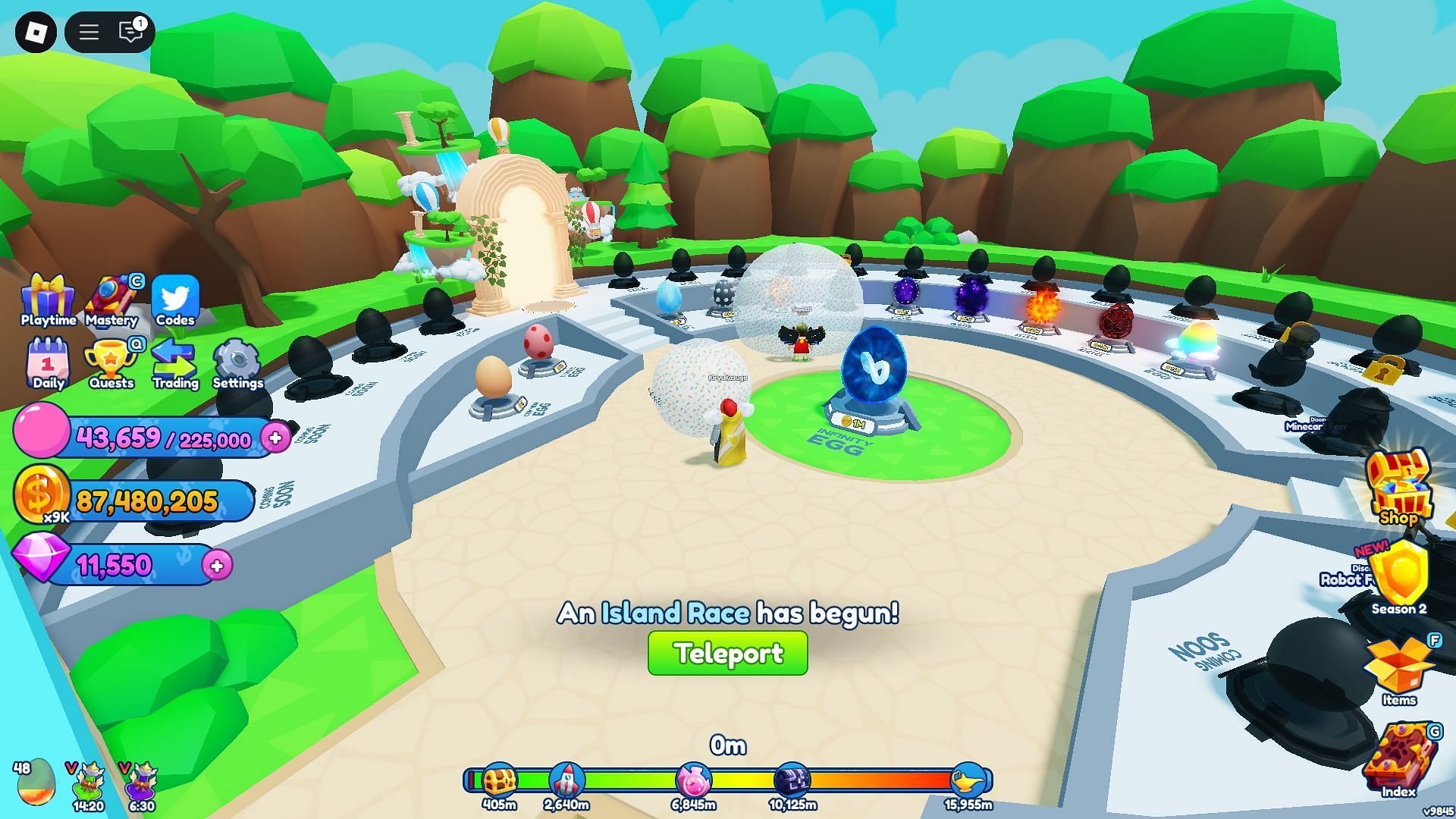 Zona de saída (imagem via roblox)