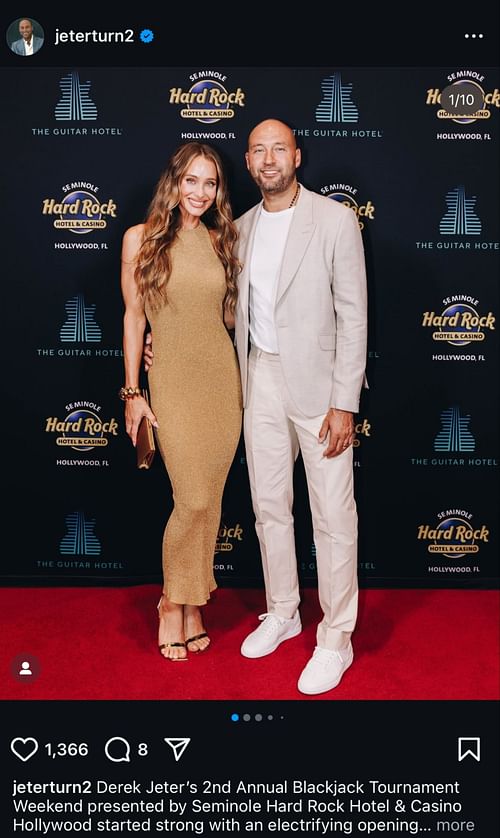 Jeter Turn 2 Foundation's Instagram