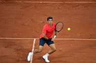 Roger Federer at the 2021 French Open. (Source: Getty)