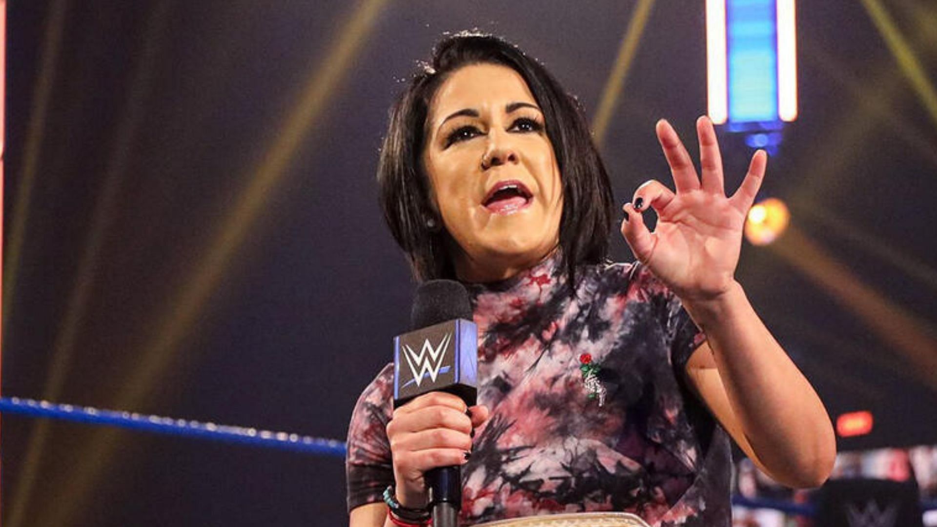 Bayley on SmackDown! [Image credit: WWE.com]