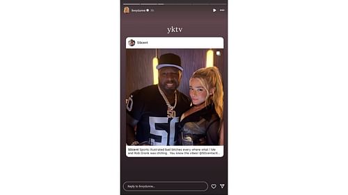 Paul Skenes' girlfriend Olivia Dunne's Instagram story