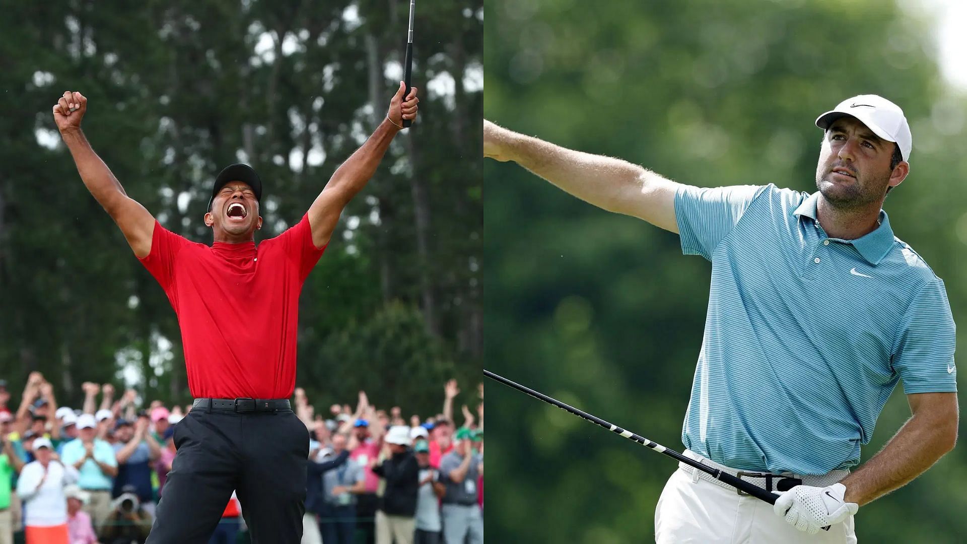 Tiger Woods - Scottie Scheffler - Sources - Imagn and Getty