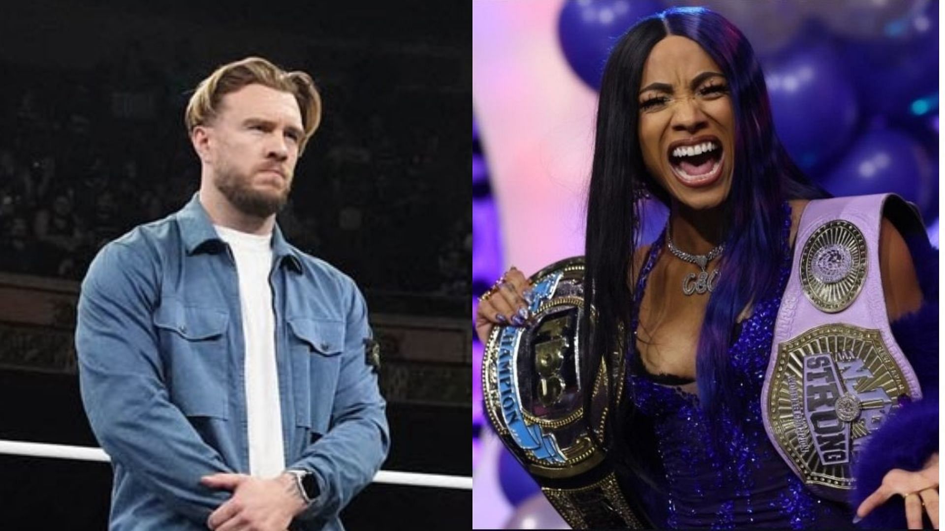 Will Ospreay (left) and Mercedes Mone (right). (Image credits: Will Ospreay and Mercedes Mone