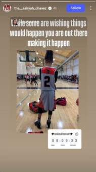 Aaliyah Chavez reshared her mother's story via Instagram