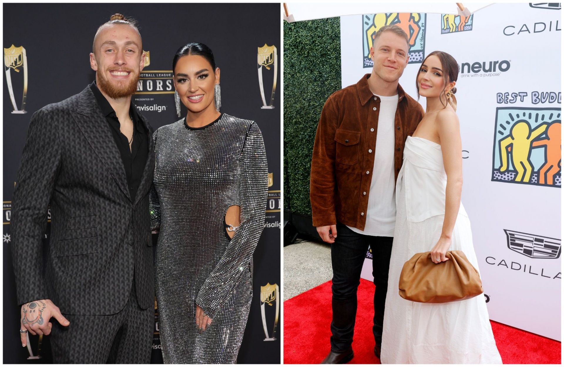 George Kittle’s wife Claire drops 3-word message for Christian McCaffrey’s wife Olivia Culpo on her Parisian-themed baby shower