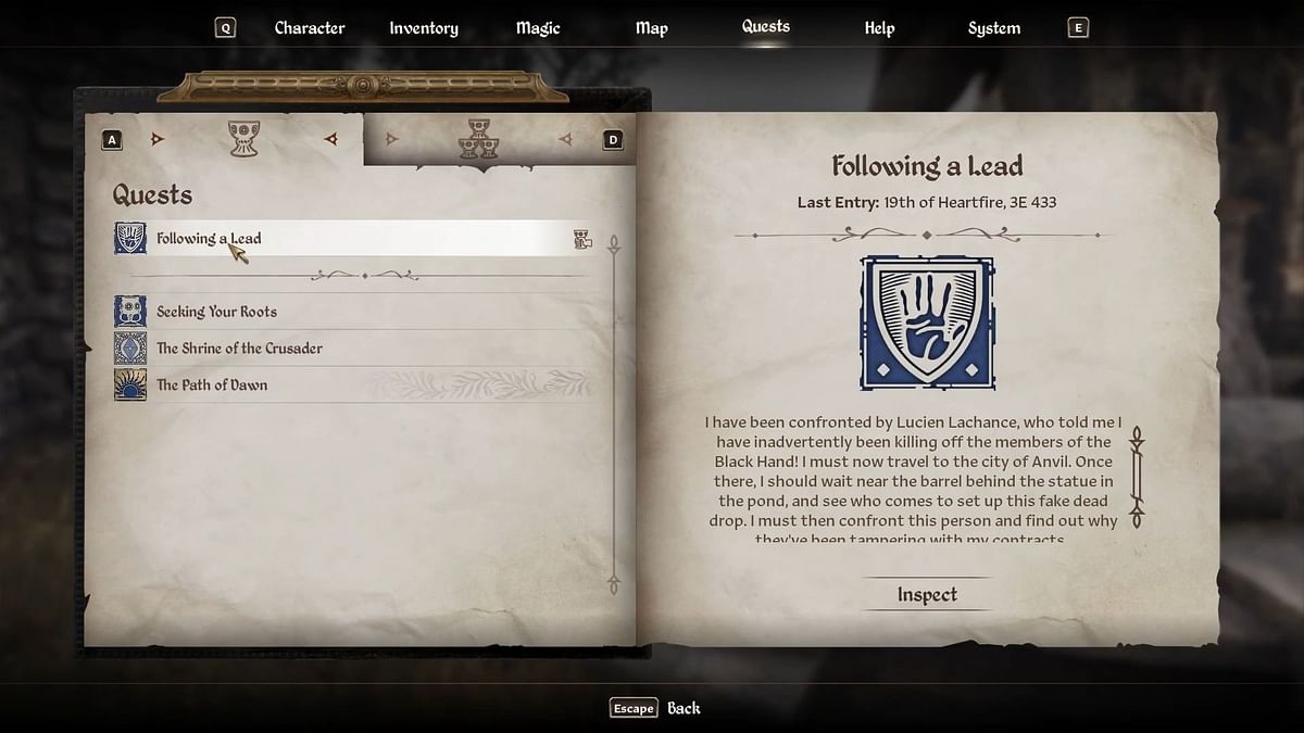 Oblivion Remastered walkthrough: How to complete Following a Lead quest