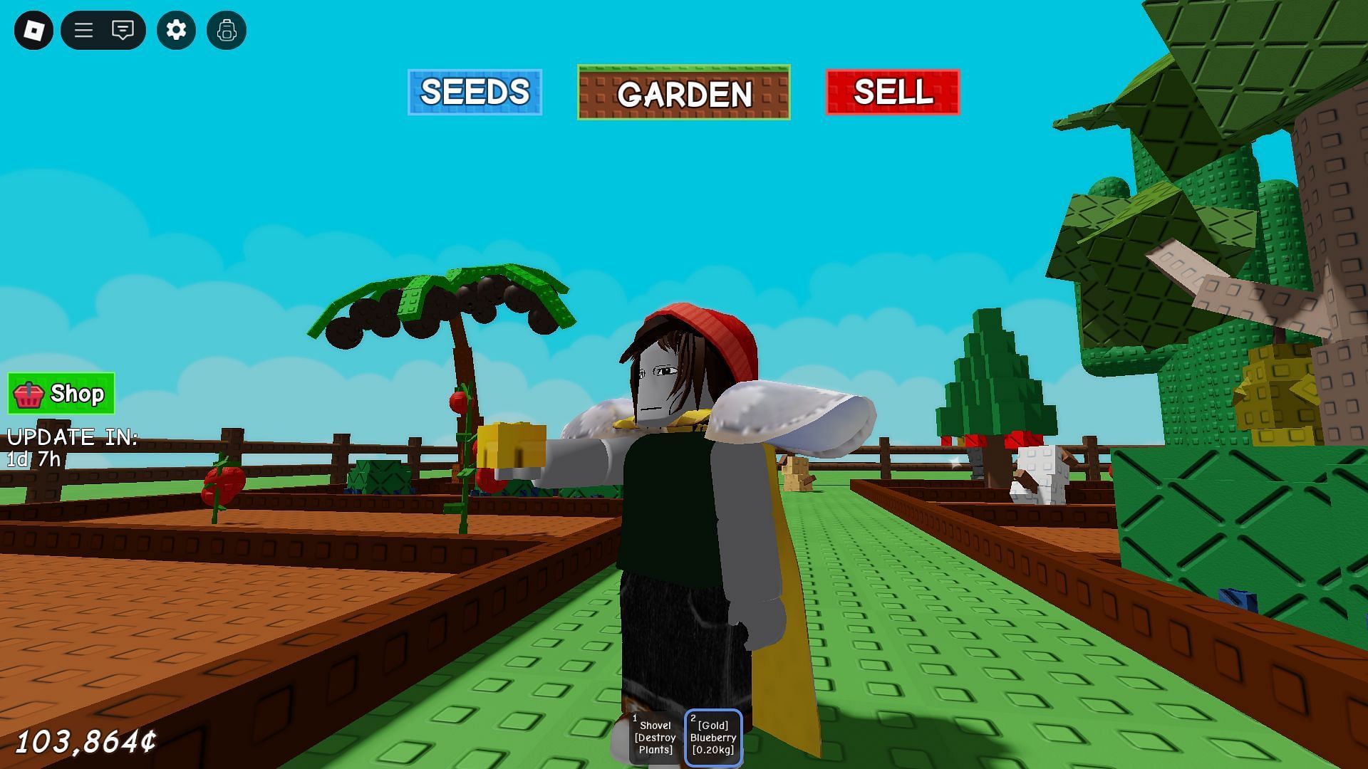 A Golden harvest (Image via Roblox)