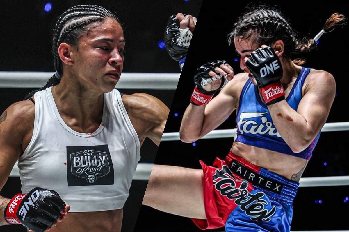 Allycia Hellen Rodrigues (L) and Shir Cohen (R) ~ Image by ONE Championship