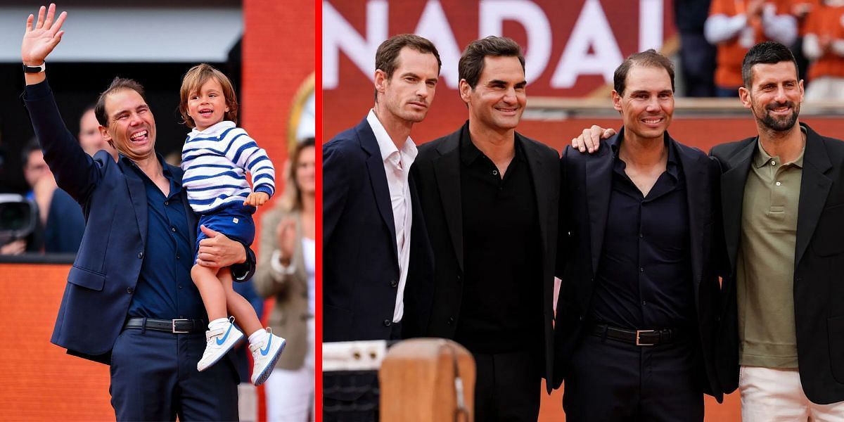 Rafael Nadal received a special tribute at the French Open 2025 | Getty