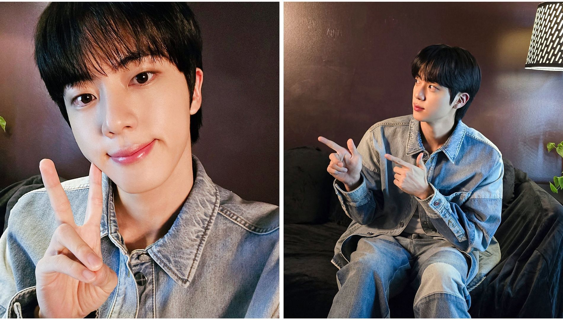 BTS Jin hosted Hi-Seokjin fanmeet in New York in honour of his second solo album, Echo (Image Via X@bts_bighit)