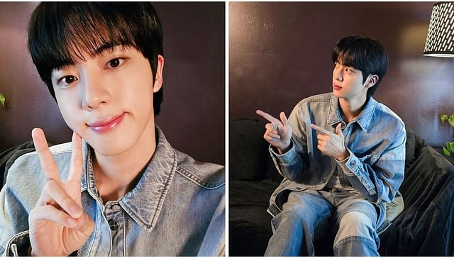 BTS Jin hosted Hi-Seokjin fanmeet in New York in honour of his second solo album, Echo (Image Via X@bts_bighit)