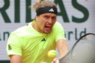 Alexander Zverev at the first round of Roland Garros 2025 - Source: Getty