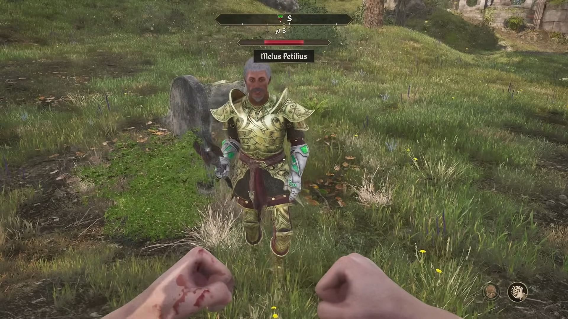 Melus Petilius in Oblivion Remastered (Image via Bethesda Softworks || @xLunarGaming)