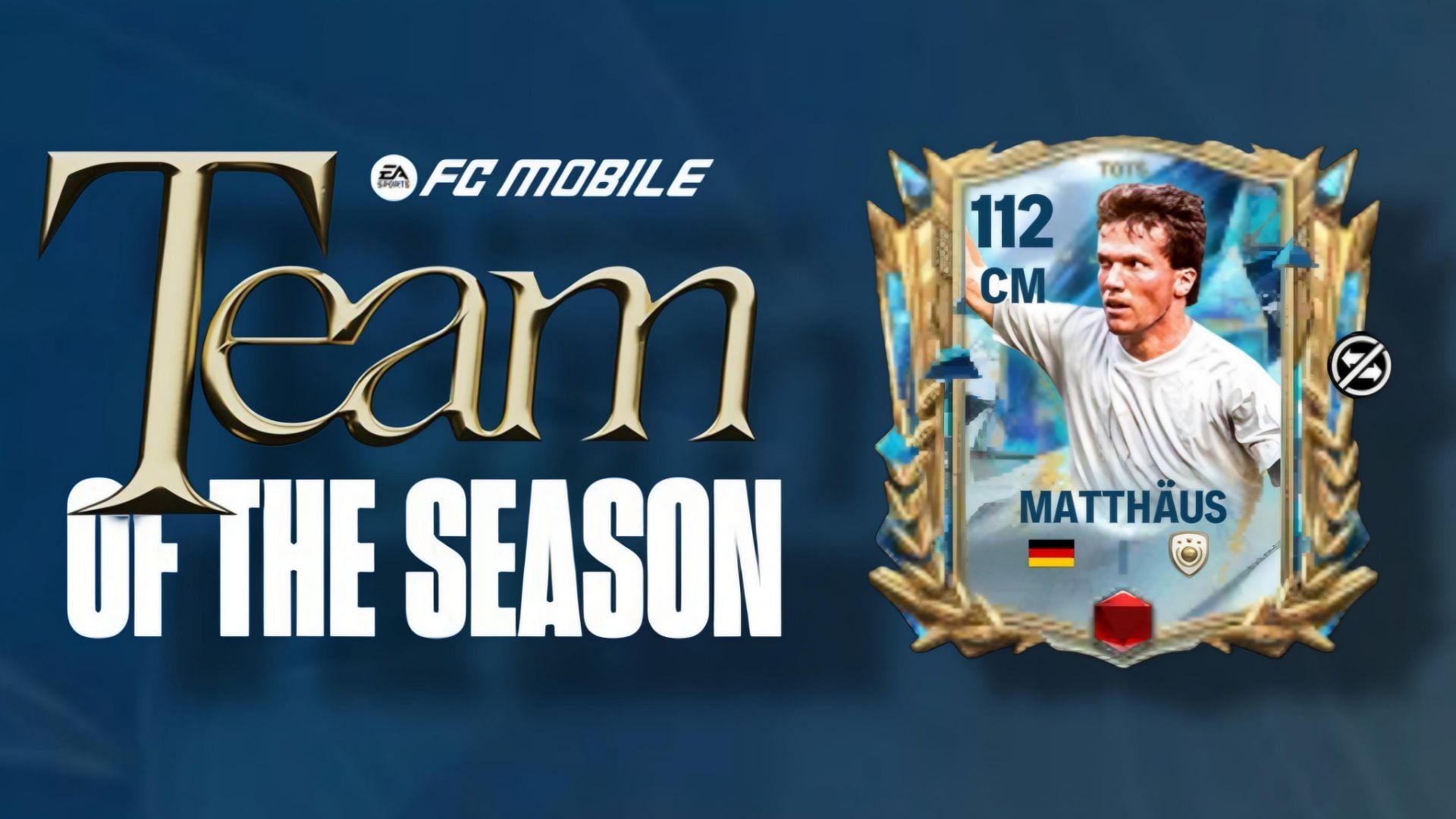 Lothar Matthaus TOTS 25 exchange is now available in EA FC Mobile (Image via EA Sports)