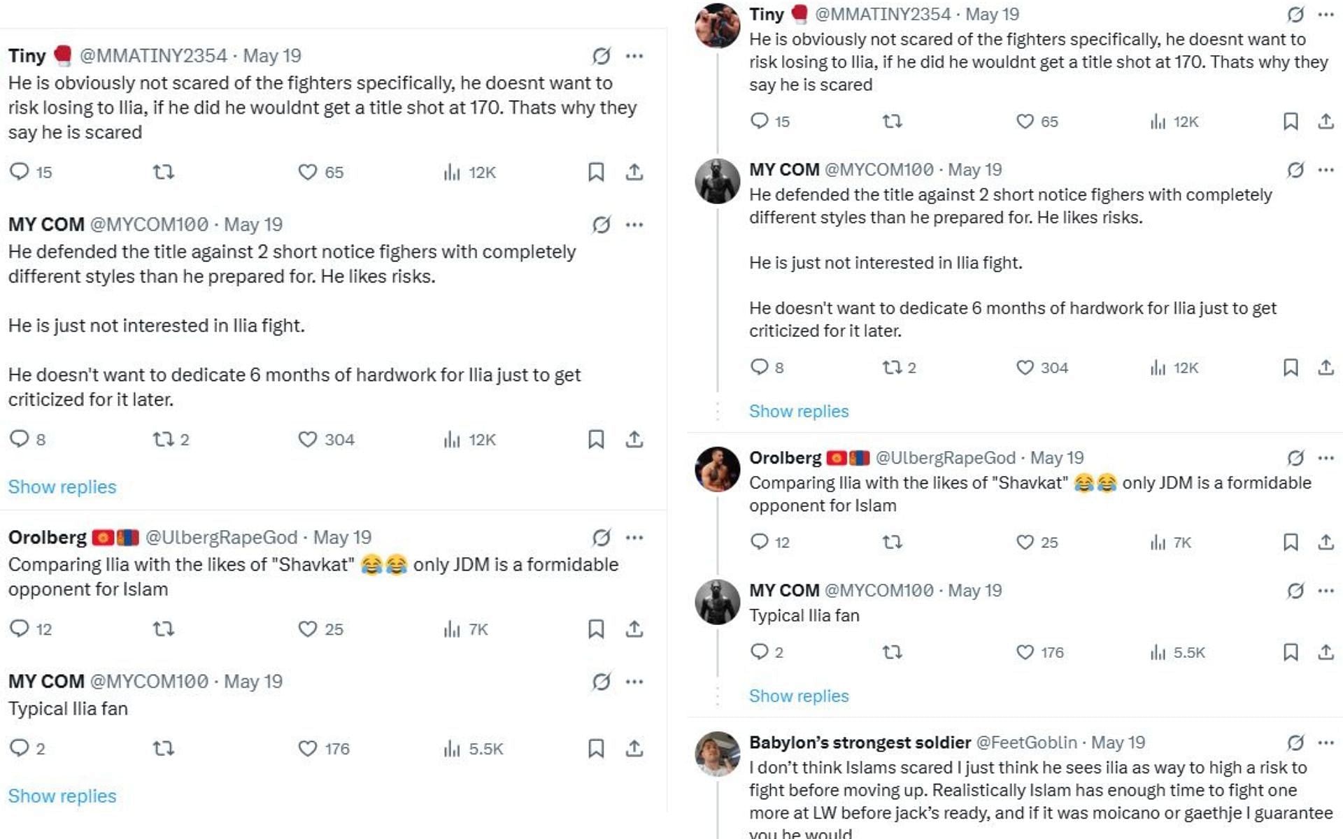 More comments on the tweet. [Image courtesy: @MYCOM100]