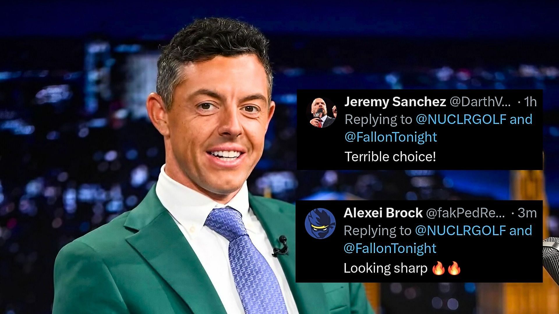 Rory McIlroy on The Tonight Show/IG: @fallontonightbts, X: @fakPedReaAdpuVl, @DarthVader8732 