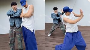 "We're getting that OT9 comeback"— Fans elated as EXO's Lay joins Kai for his solo 'Wait On Me' dance challenge