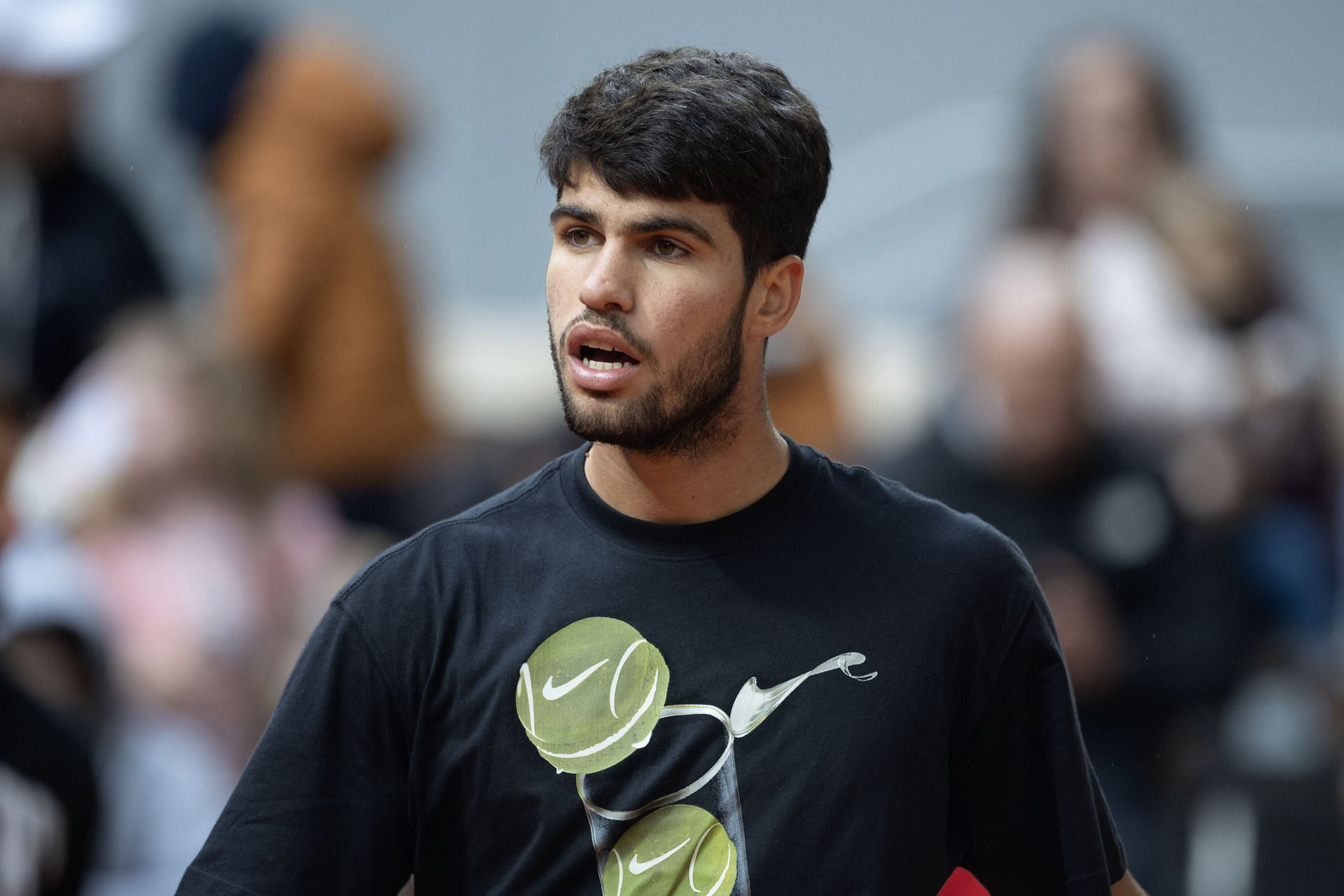 Carlos Alcaraz at the 2025 French Open - Image Source: Getty